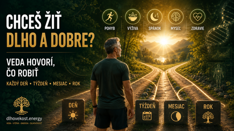 Chceš žiť dlho a dobre? Veda hovorí, čo presne robiť každý deň, týždeň, mesiac a rok