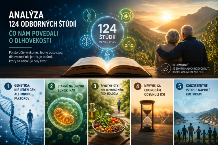 Analýza 124 odborných štúdií, čo nám povedali o dlhovekosti