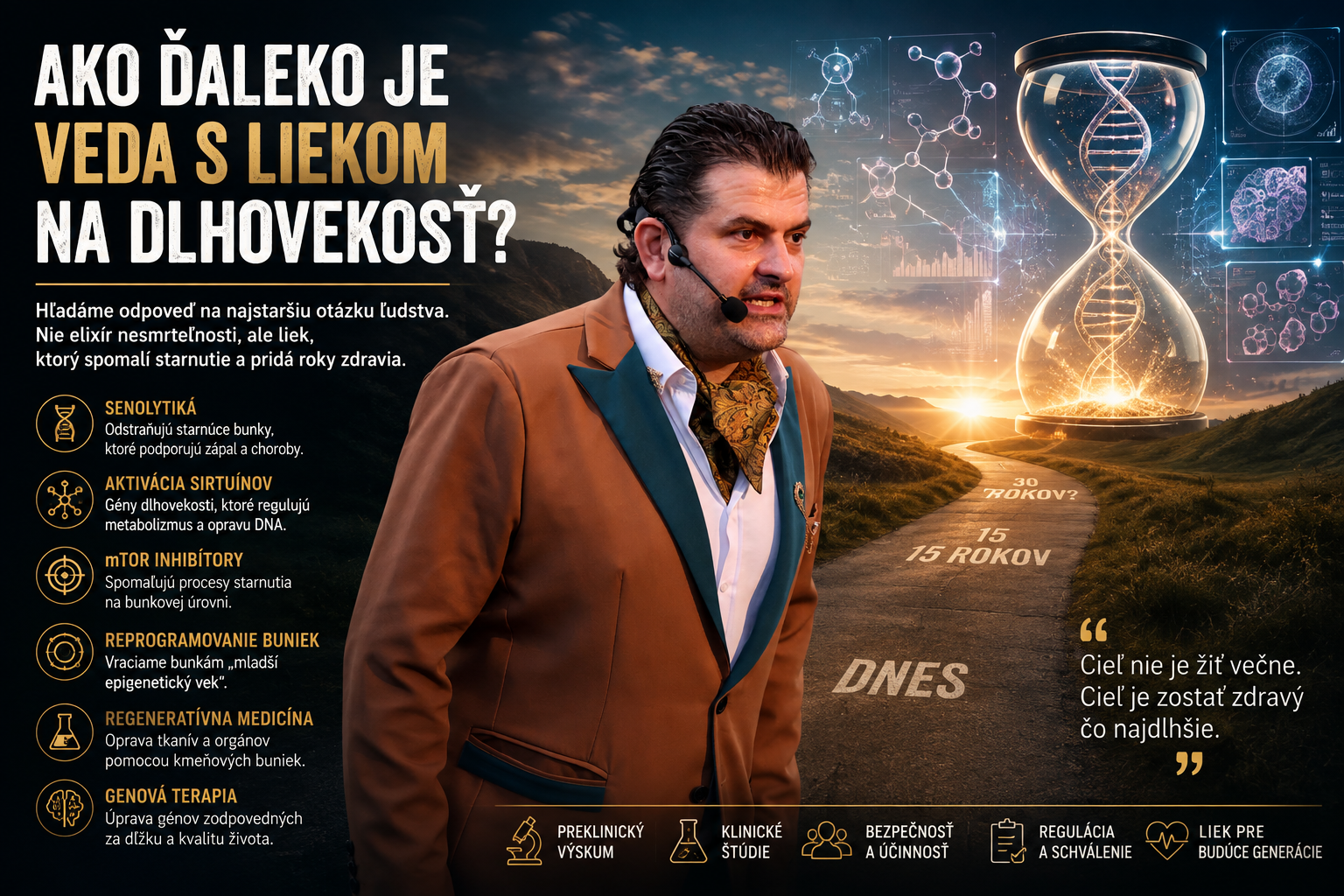 Ako ďaleko je veda s liekom na dlhovekosť