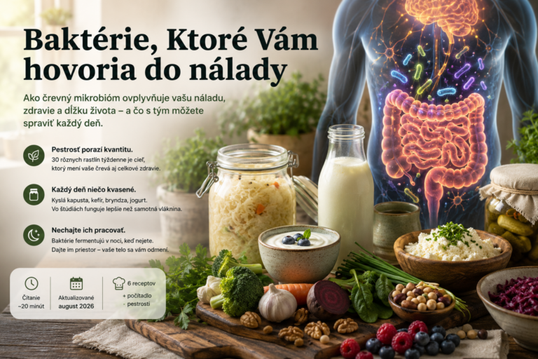 Mikrobióm – baktérie ktoré vám hovoria do nálady a predlžujú život