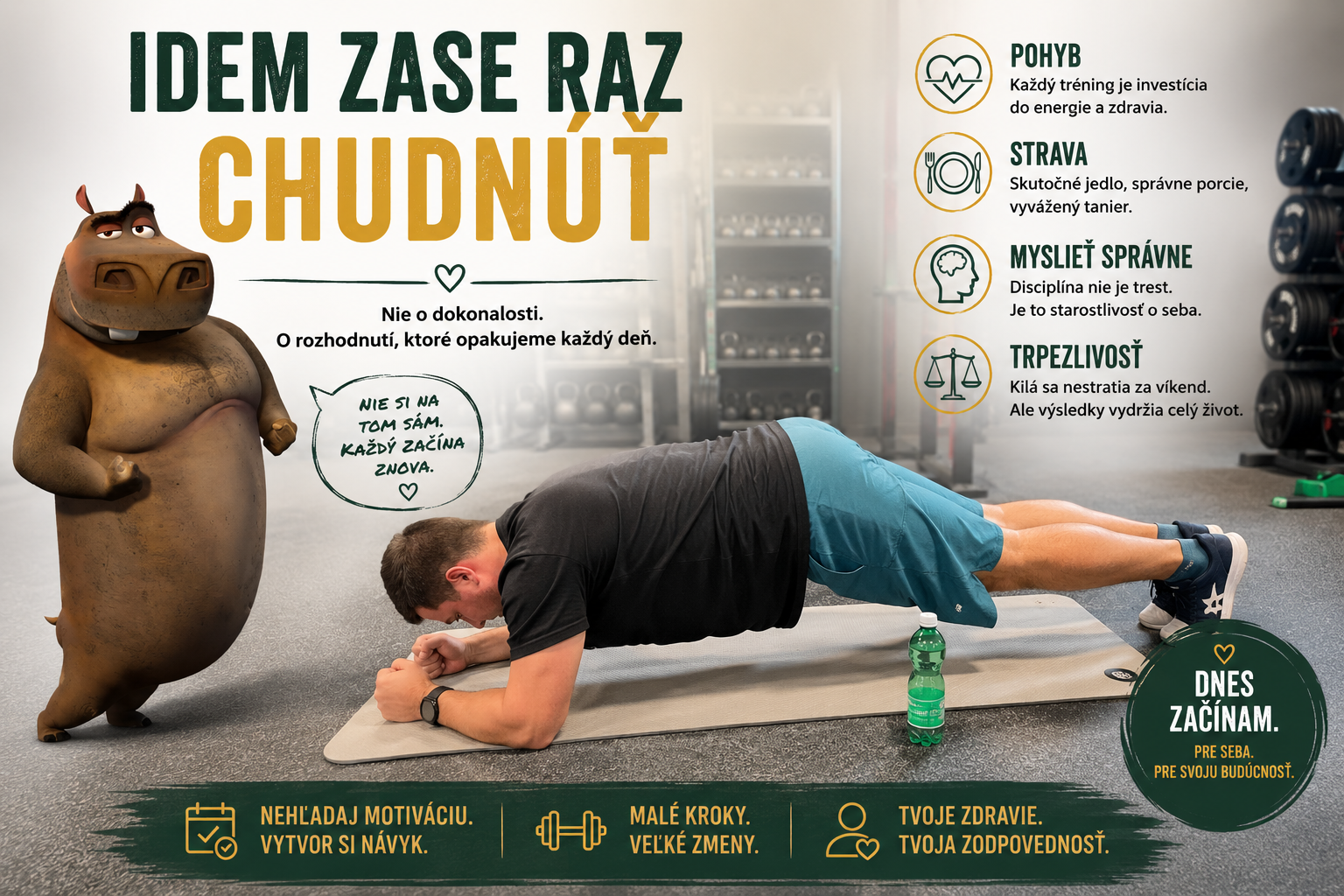 Idem (zase raz) chudnúť.
