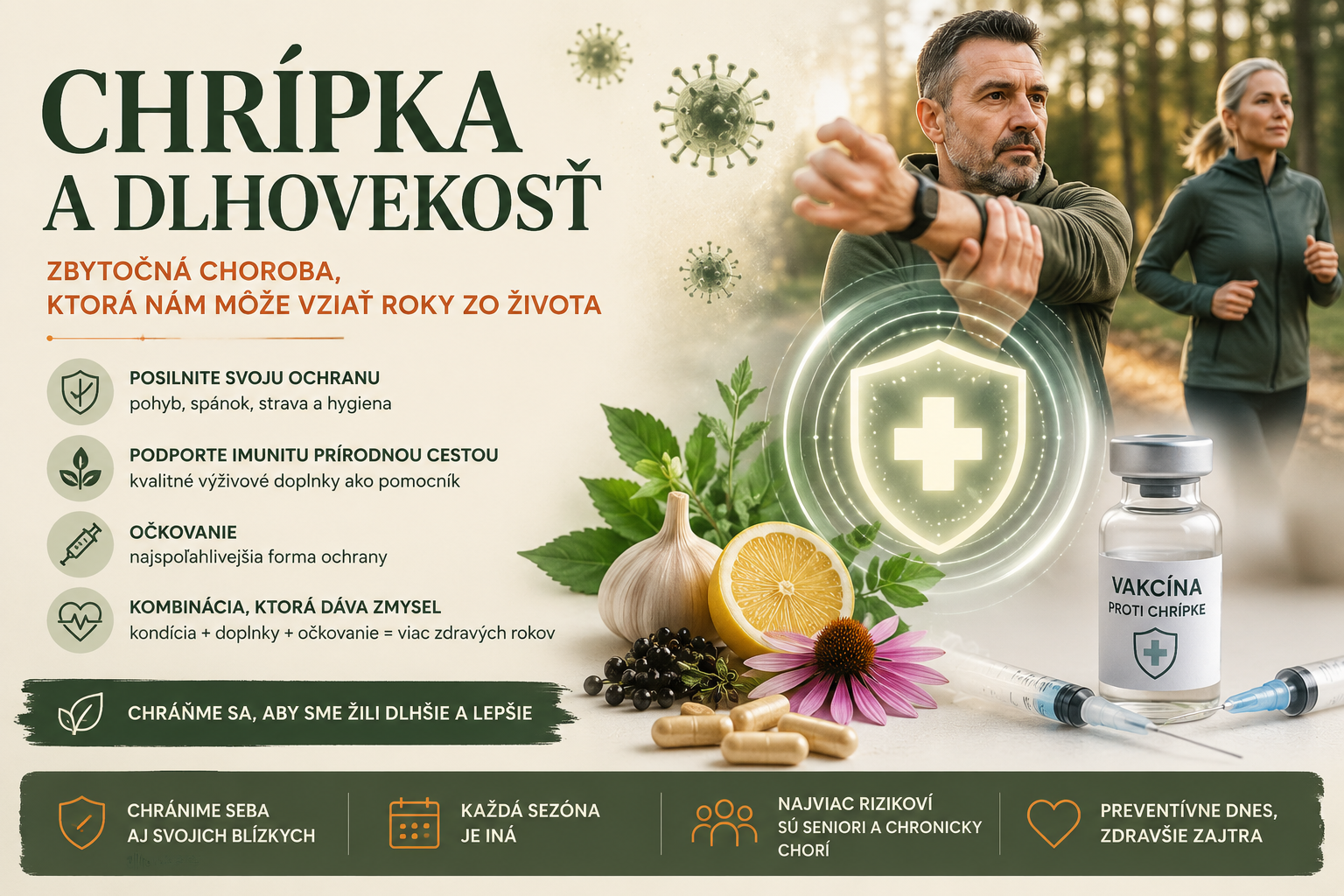 Chrípka a dlhovekosť